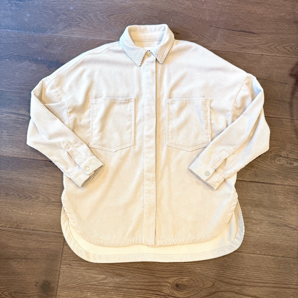 ZARA Corduroy Button Down Shirt / Jacket / Shacket